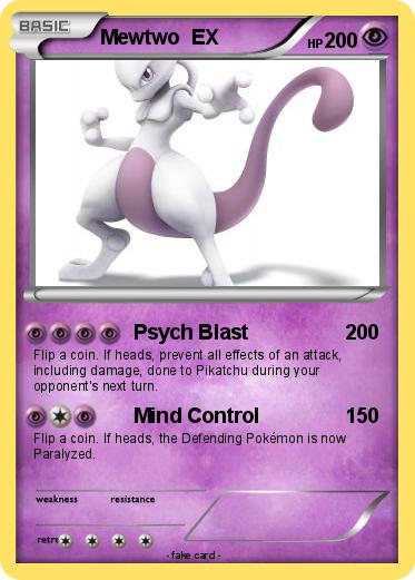 Pokemon Mewtwo  EX