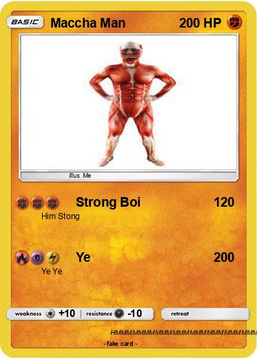 Pokemon Maccha Man