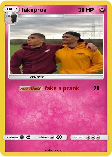 Pokemon fakepros