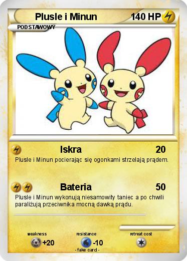 Pokemon Plusle i Minun