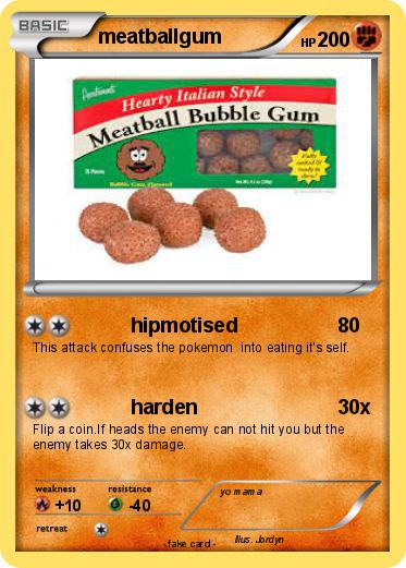 Pokemon meatballgum