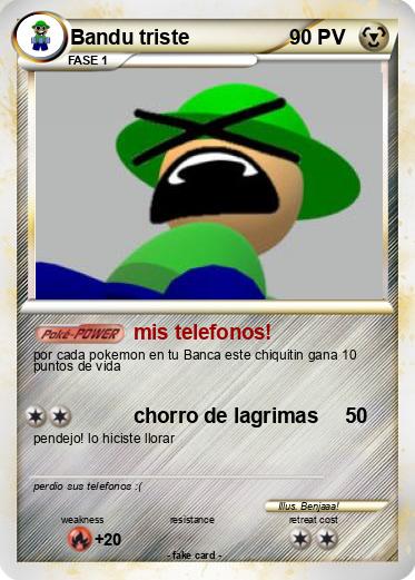 Pokemon Bandu triste