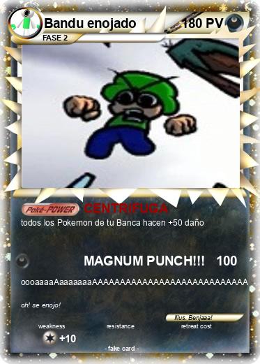 Pokemon Bandu enojado