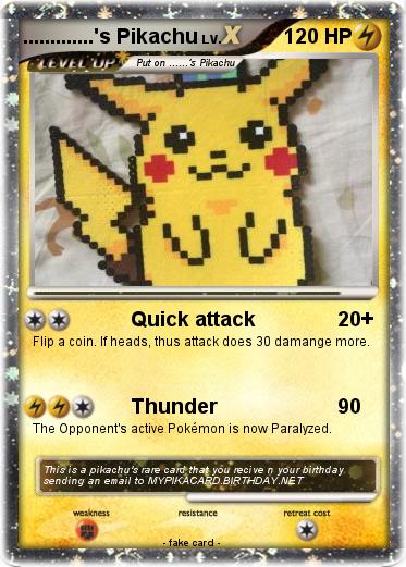Pokemon .............'s Pikachu