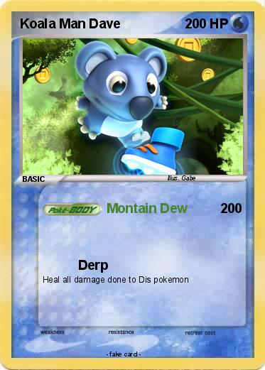Pokemon Koala Man Dave