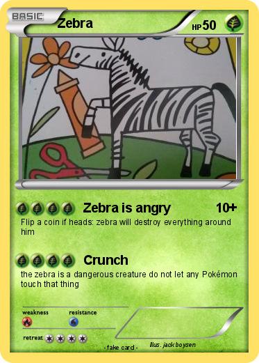 Pokemon Zebra