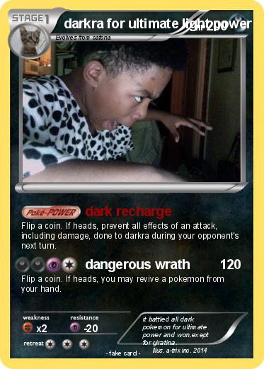 Pokemon darkra for ultimate light power