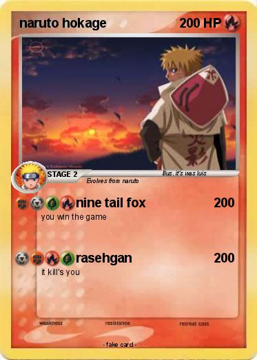 Pokemon naruto hokage