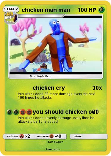 Pokemon chicken man man