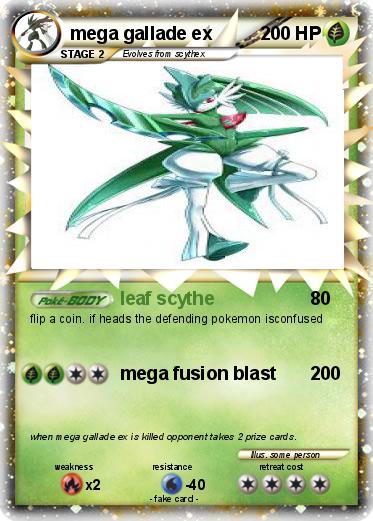 Pokemon mega gallade ex