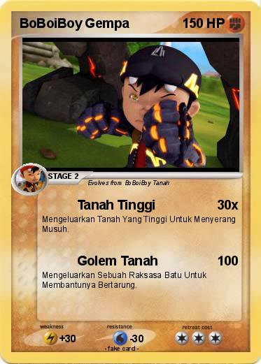 Pokemon BoBoiBoy Gempa
