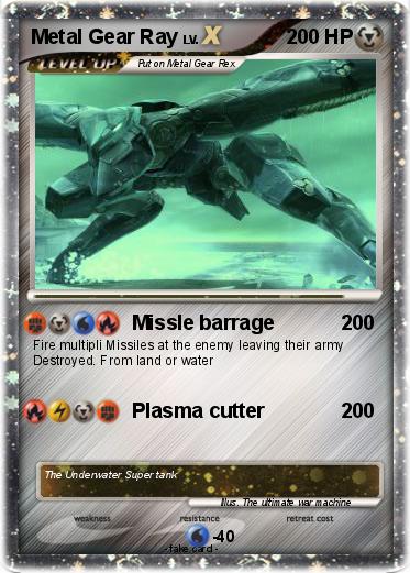 Pokemon Metal Gear Ray
