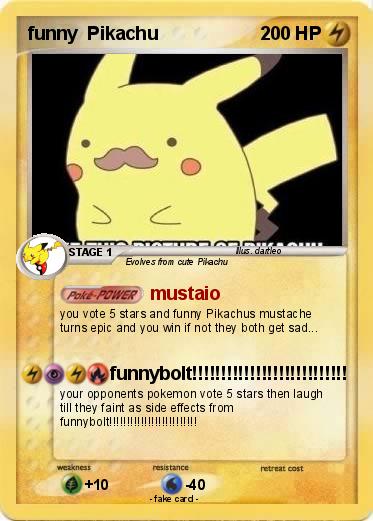 Pokemon funny  Pikachu