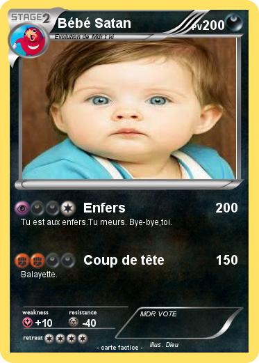Pokemon Bébé Satan