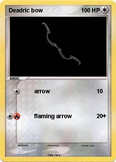Pokemon Deadric bow