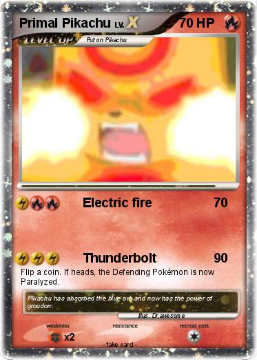 Pokemon Primal Pikachu