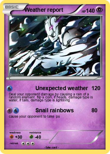 Pokemon Weather report