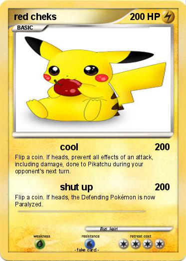 Pokemon red cheks