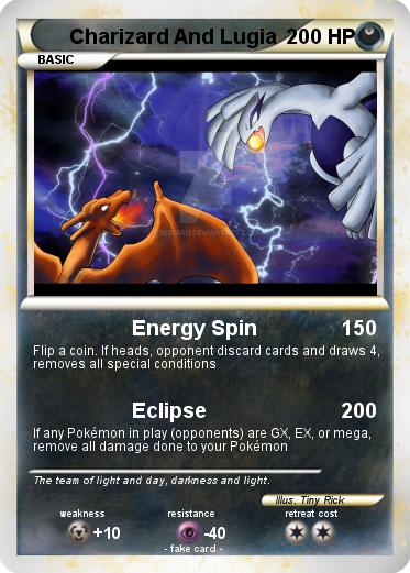 Pokemon Charizard And Lugia