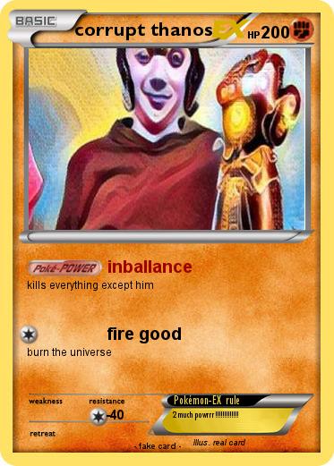 Pokemon corrupt thanos