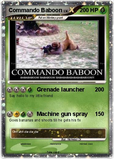 Pokemon Commando Baboon