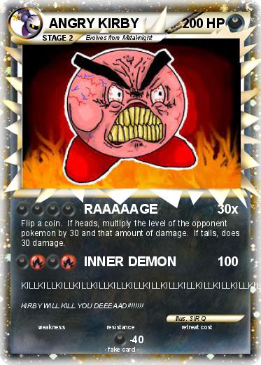 Pokemon ANGRY KIRBY
