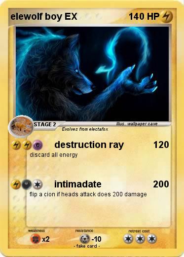 Pokemon elewolf boy EX