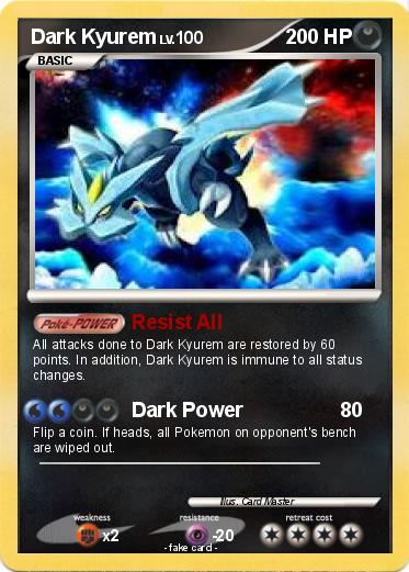 Pokemon Dark Kyurem