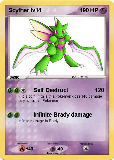 Pokemon Scyther lv14