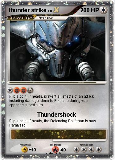 Pokemon thunder strike