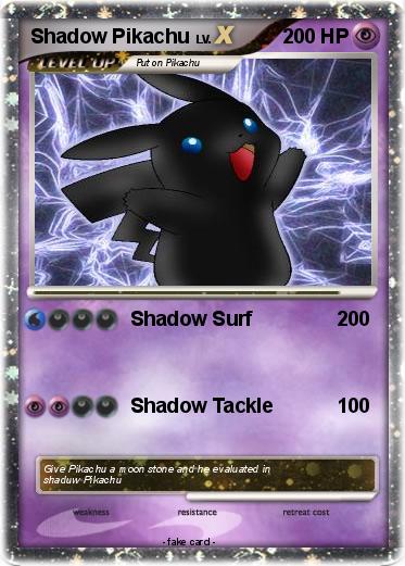 Pokemon Shadow Pikachu