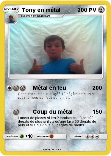 Pokemon Tony en métal