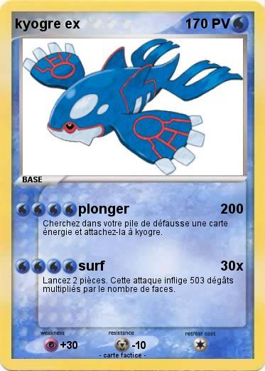 Pokemon kyogre ex