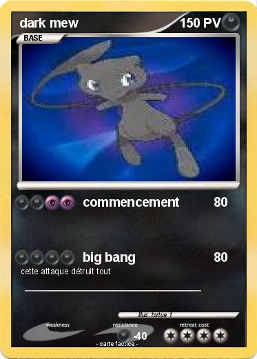 Pokemon dark mew