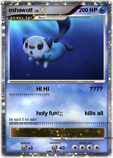 Pokemon oshawott