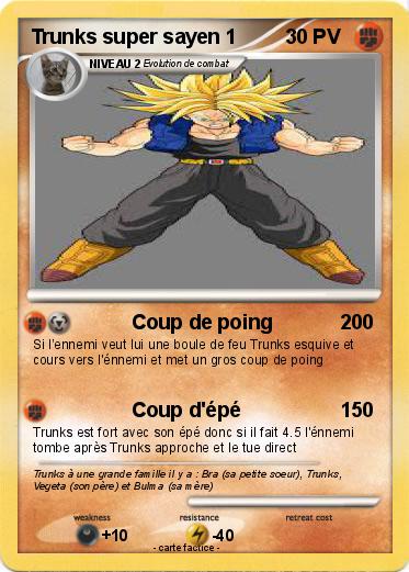 Pokemon Trunks super sayen 1