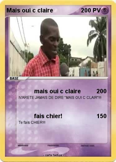 Pokemon Mais oui c claire