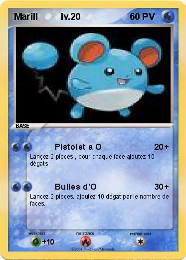 Pokemon Marill         lv.20