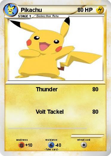 Pokemon Pikachu