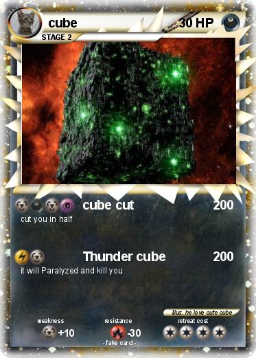Pokemon cube