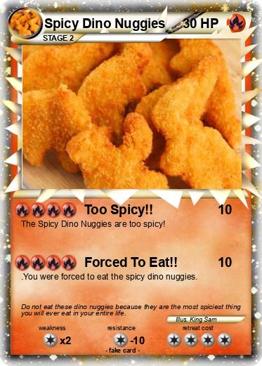 Pokemon Spicy Dino Nuggies