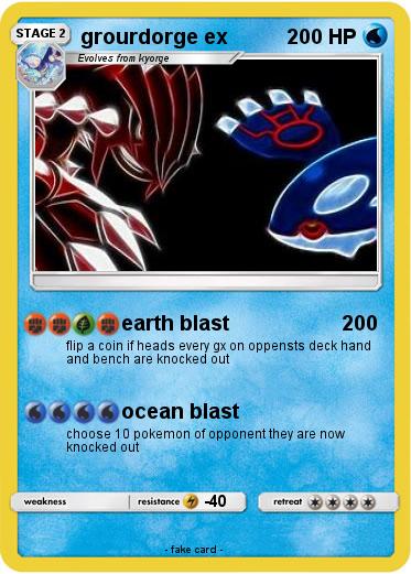 Pokemon grourdorge ex