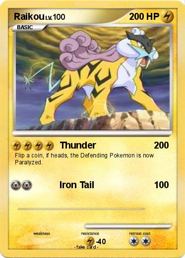 Pokemon Raikou