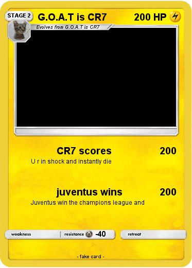 Pokemon G.O.A.T is CR7