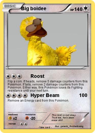 Pokemon Big boidee