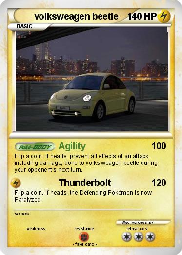 Pokemon volksweagen beetle