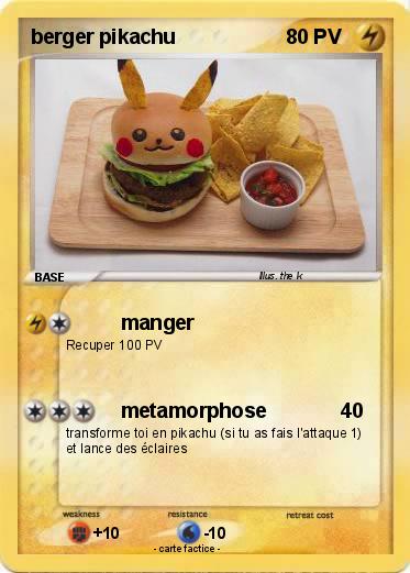 Pokemon berger pikachu