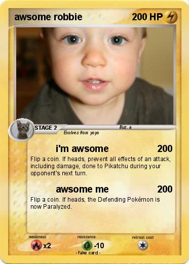 Pokemon awsome robbie