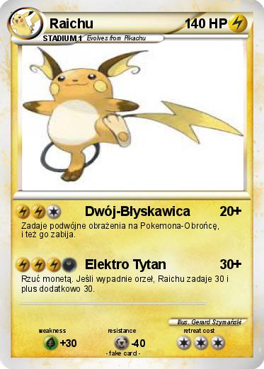 Pokemon Raichu