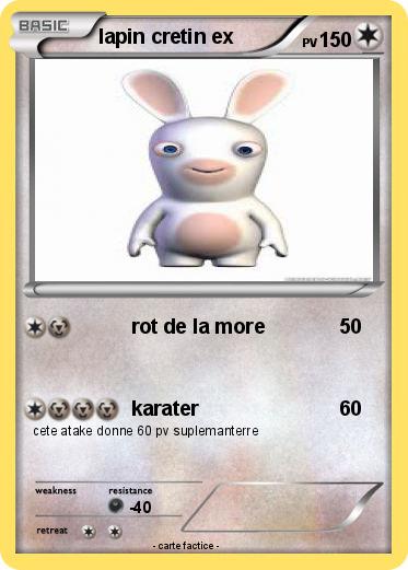Pokemon lapin cretin ex